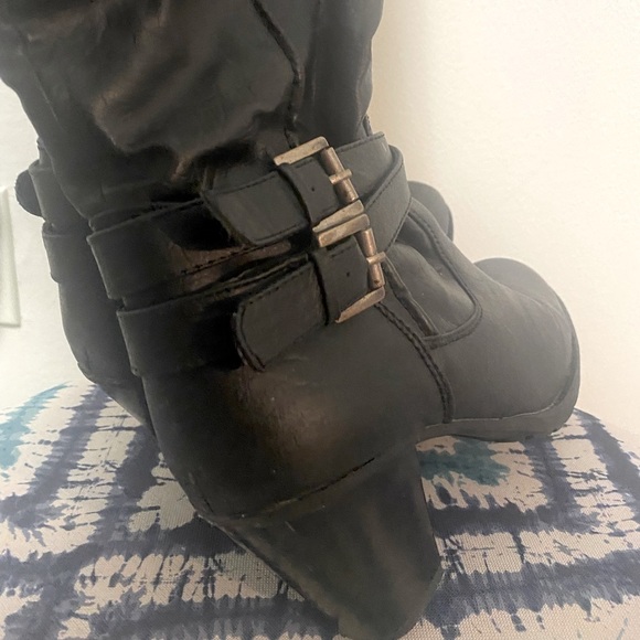 Kohl’s Black Riding Boots Size 11 - Picture 2 of 4